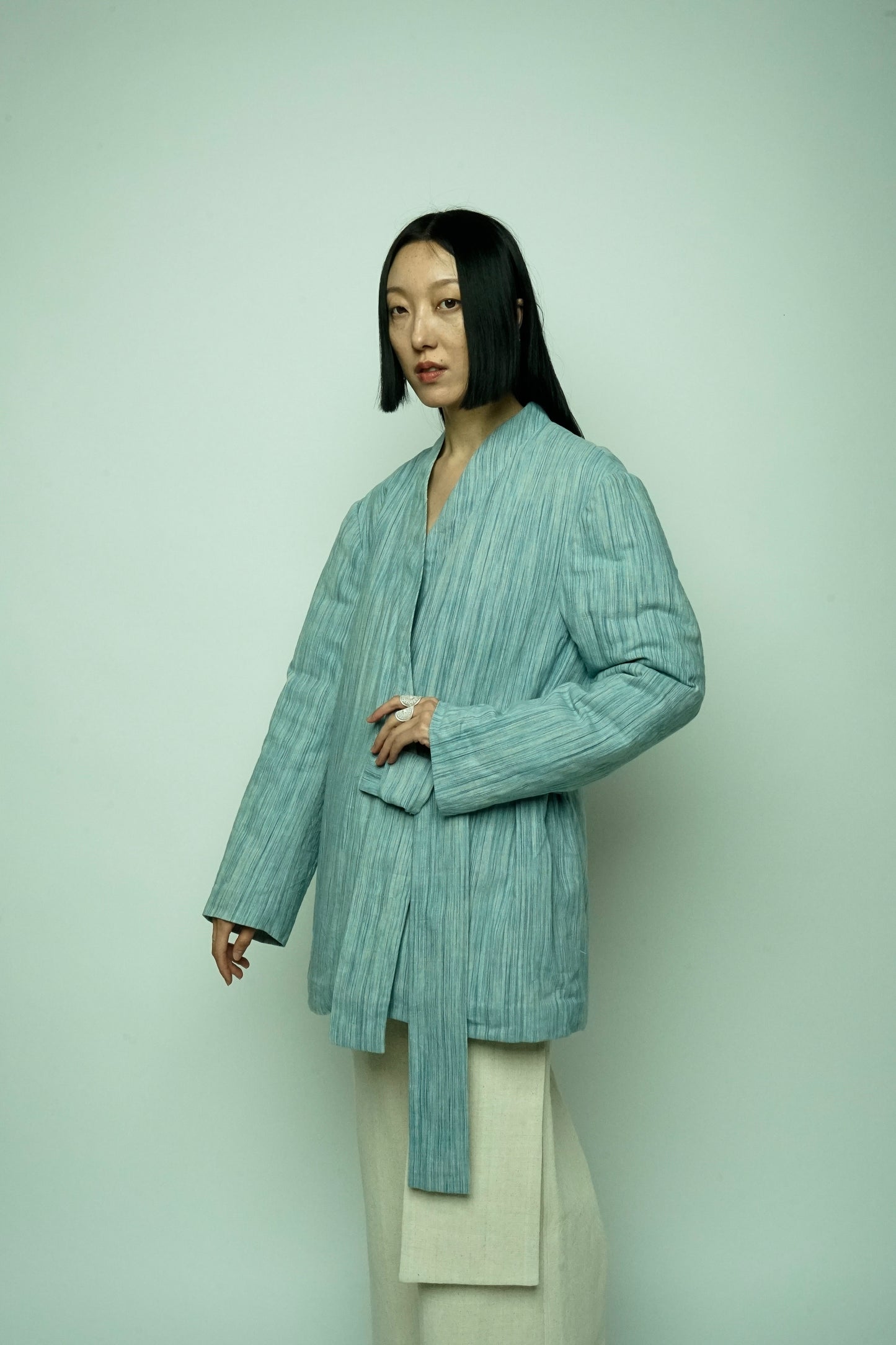 CHAQUETA 雍然 YONGRAN | AZUL CLARO