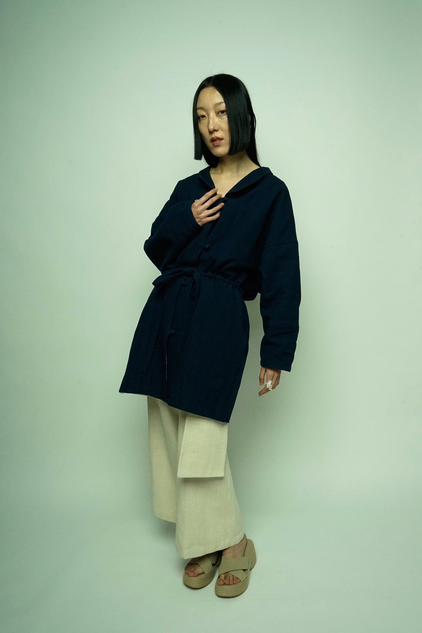 MANTEAU 空山 KONGSHAN | INDIGO